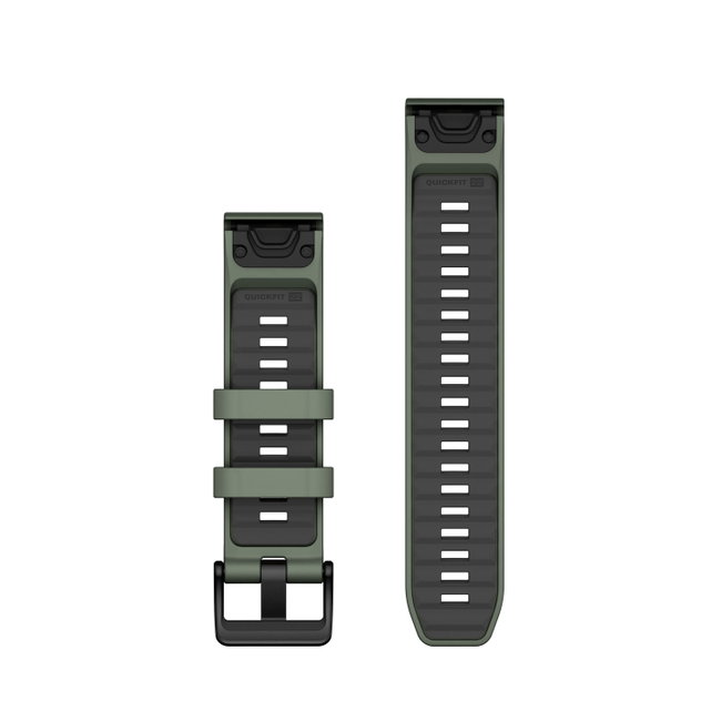 Garmin curea silicon QuickFit 22 - verde Willow | Graphite Silicone