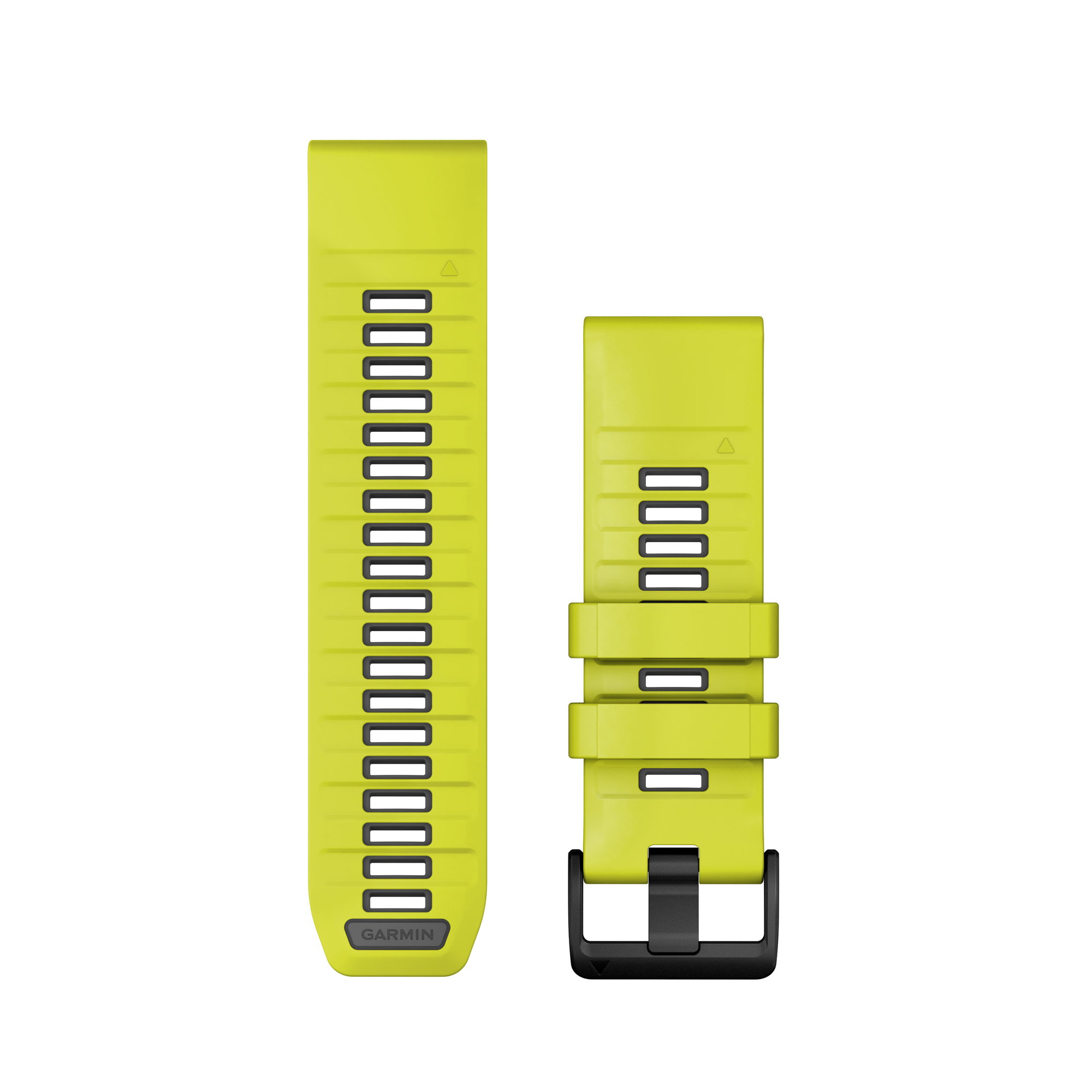 Watch Bands Garmin curea silicon QuickFit 26 - galben Amp yellow | Graphite Silicone