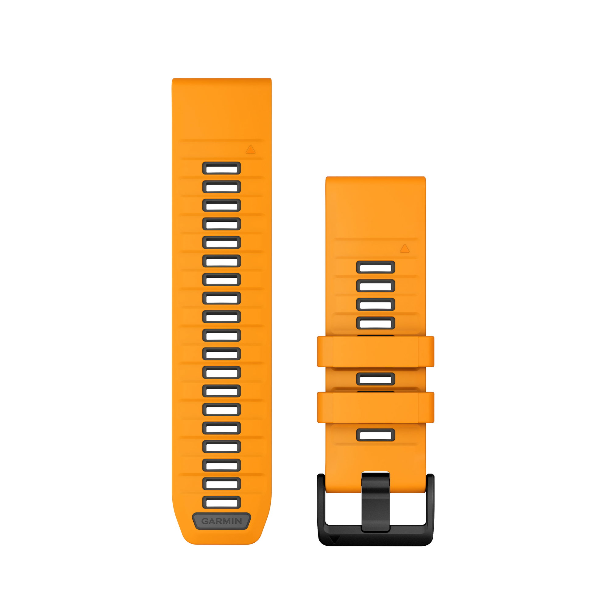 Watch Bands Garmin curea silicon QuickFit 26 - portocaliu Spark orange | Graphite Silicone