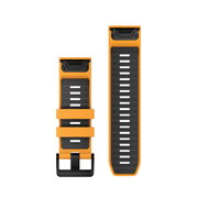Garmin curea silicon QuickFit 26 - portocaliu Spark orange | Graphite Silicone