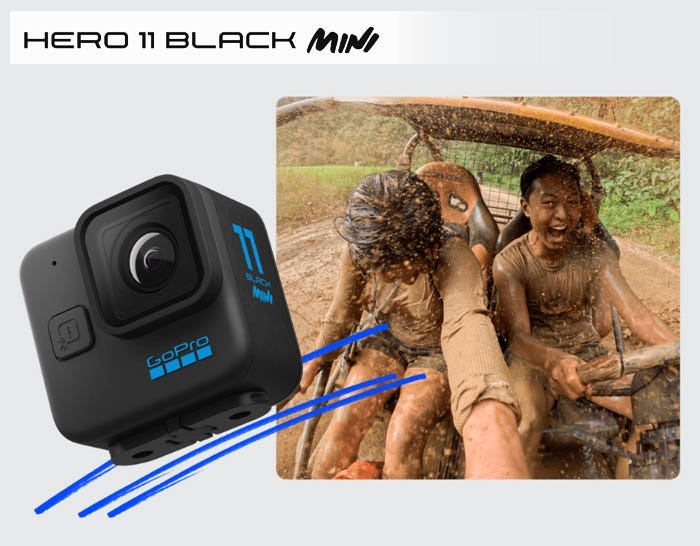 GoPro - camera actiune - HERO11 MINI - Black - CHDSF-111-CN