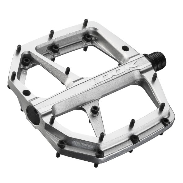 Bicycle Pedals Look - Pedale Outdoor platforma TRAIL ROC PLUS (New) - argintiu