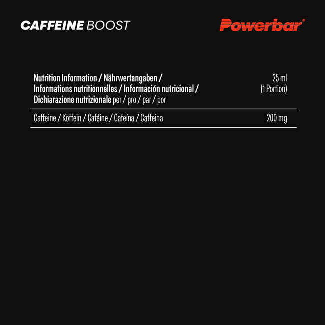 Fiolă PowerBar Caffeine Boost 25ml - neutru + cofeină
