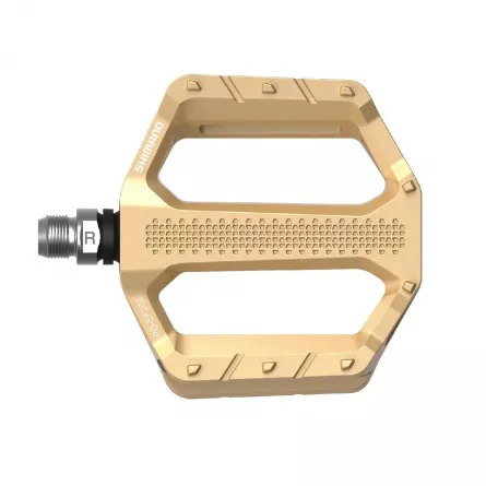 Bicycle Pedals Shimano - pedale MTB fllat - PD-EF202 - auriu