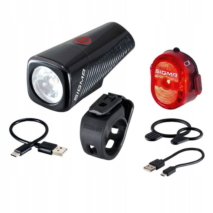 Bicycle Accessories Sigma - set lumini - Buster 150 + Nugget II