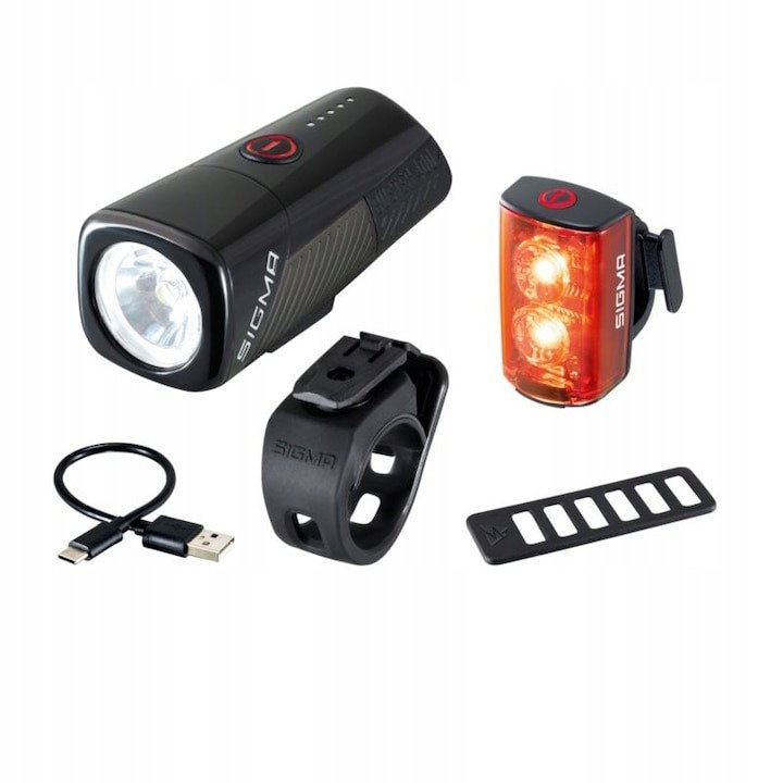 Bicycle Accessories Sigma - set lumini - Buster 400 + RL80