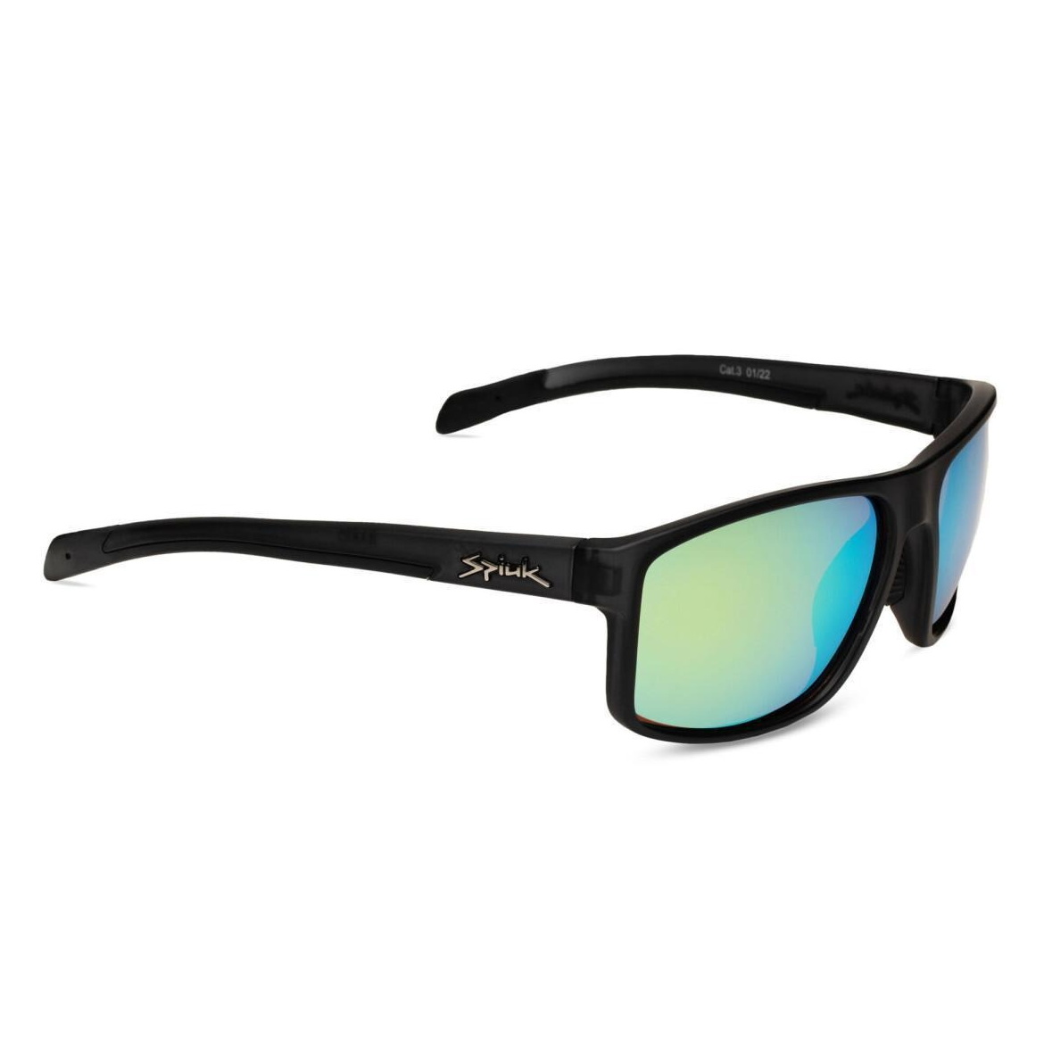 Sunglasses Spiuk - ochelari soare casual polarized - Bakio black - mirrored-yellow