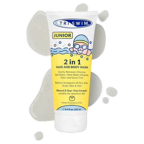 Triswim Triswim - 2 in 1 junior - sampon si gel de dus - sweet persimmon - 200ml
