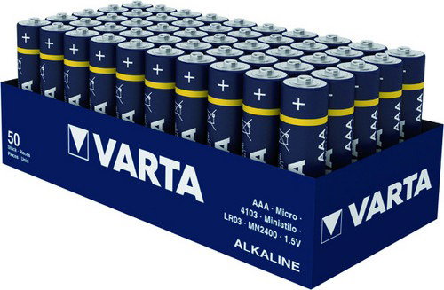 Bicycle Computer Accessories Varta - set baterii AAA - Energy - 50 buc