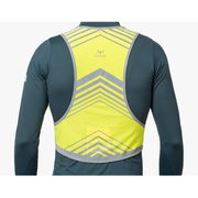 Apidura - vesta reflectorizanta ciclism Packable Visibility Vest, dimensiune L-XL - verde fluo gri