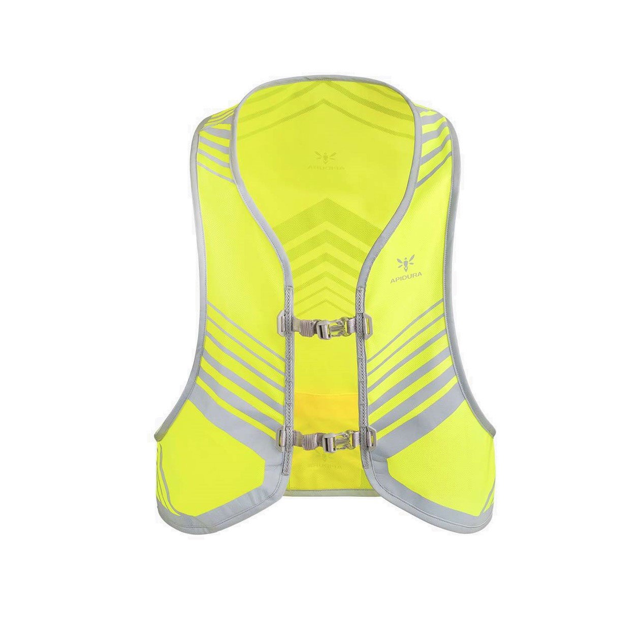 Apidura Apidura - vesta reflectorizanta ciclism Packable Visibility Vest, dimensiune S-M - verde fluo gri