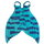 Finis - labe inot adulti Luna Eclipse Monofin - albastru Teal Navy