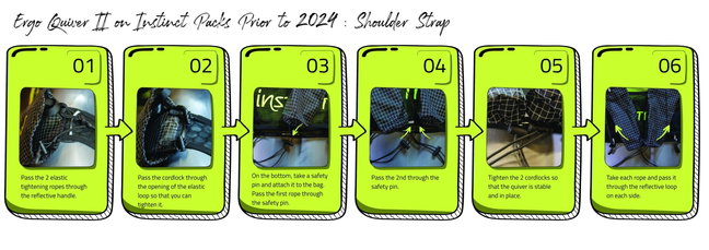 Instinct - suport bete pentru rucsac - Ergo Quiver II