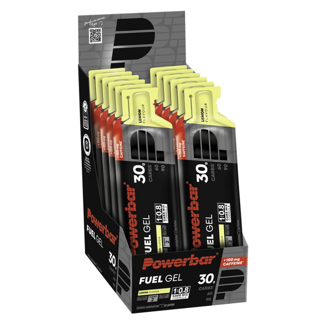 Gel energizant PowerBar Fuel Gel 30 50ml - lămâie + cofeină