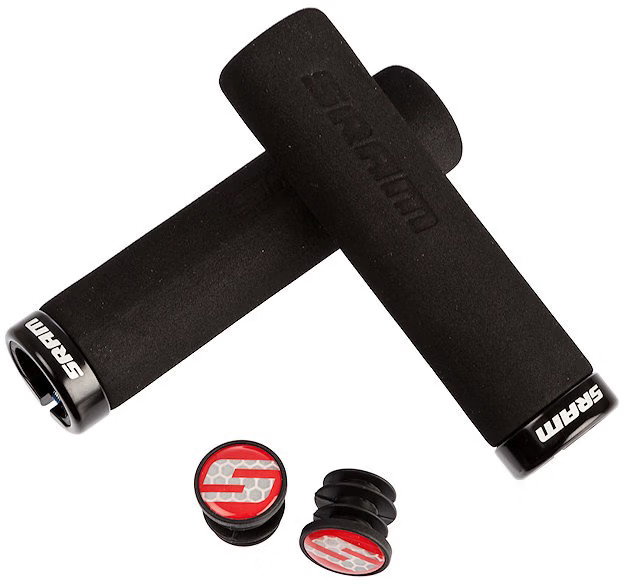 SRAM SRAM - mansoane spuma - Locking Grips Foam 129mm - negru | negru