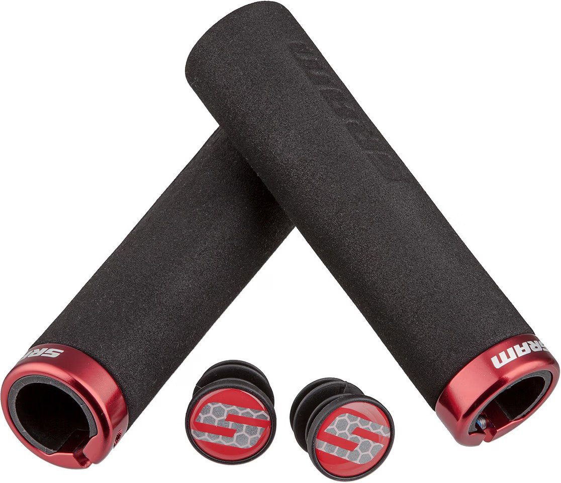 SRAM SRAM - mansoane spuma - Locking Grips Foam 129mm - negru | negru