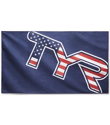 TYR TYR - Prosop Sport Microfibra USA - navy - 39x69 cm