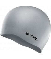 TYR - casca inot silicon par lung - Long Hair Silicon Cap - gri