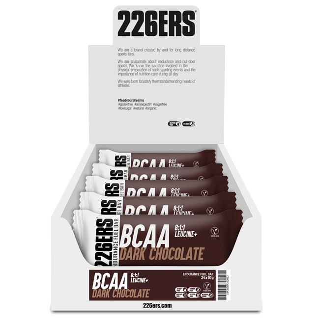 Baton energizant 226ers Endurance Fuel Bar BCAA 60g - ciocolată neagră
