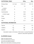 Baton gumat energizant 226ers Vegan Gummy Bar Caffeine 30g - cireșe și cola