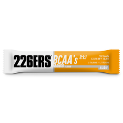 Baton gumat energizant 226ers Vegan Gummy Bar SUB9 BCAA 30g - mango
