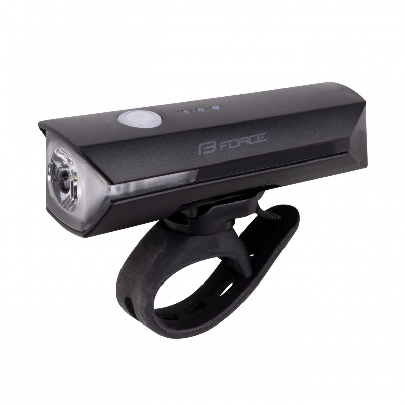 Ravemen Far fata Force Flux 550 Lumeni USB negru