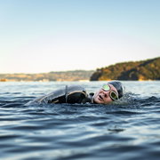 Finis - ochelari inot adulti Alliance googles - alb lentila oglinda