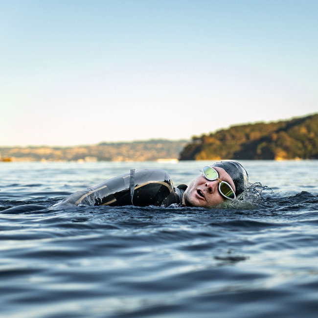 Finis - ochelari inot adulti Alliance googles - alb lentila oglinda