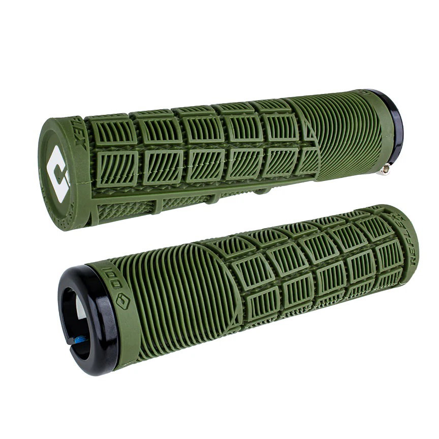 ODI Odi - mansoane ghidon bicicleta Reflex XL Lock-On grips 135mm - verde army