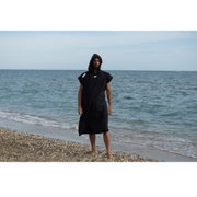 Z3R0D - Prosop tip poncho TRANSITION towel - negru