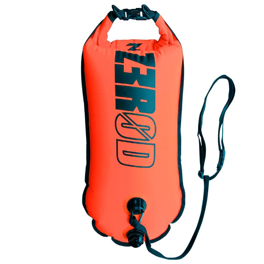 Z3R0D Z3R0D - accesoriu inot Safety Buoy cu plasa neagra Mesh buoy - portocaliu negru