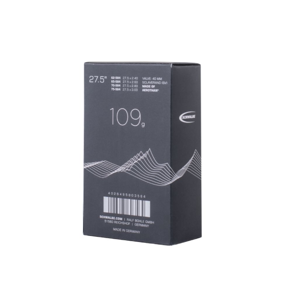 Bicycle Tubes Camera SCHWALBE SV21FE Aerothan 27.5 Mtb+ (62/75-584) IB TPU 40mm