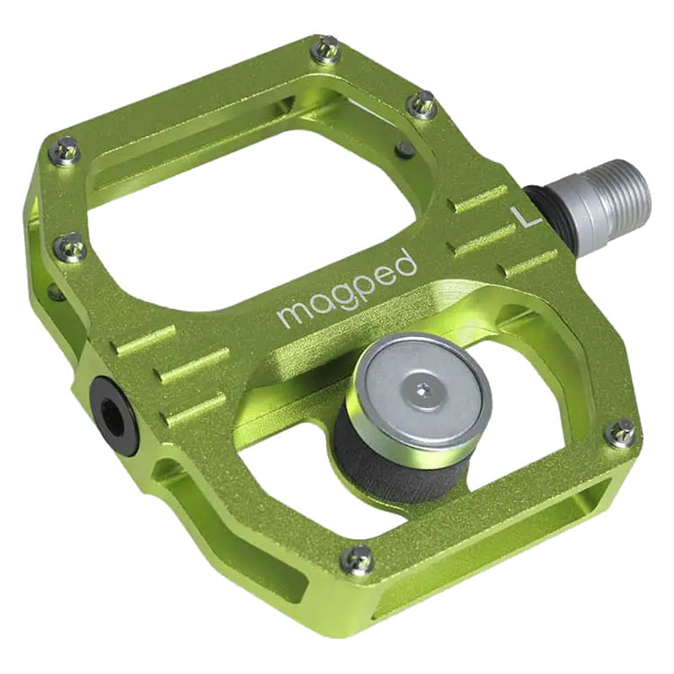 Bicycle Pedals Pedale magnetice MAGPED Sport2 100N - Green
