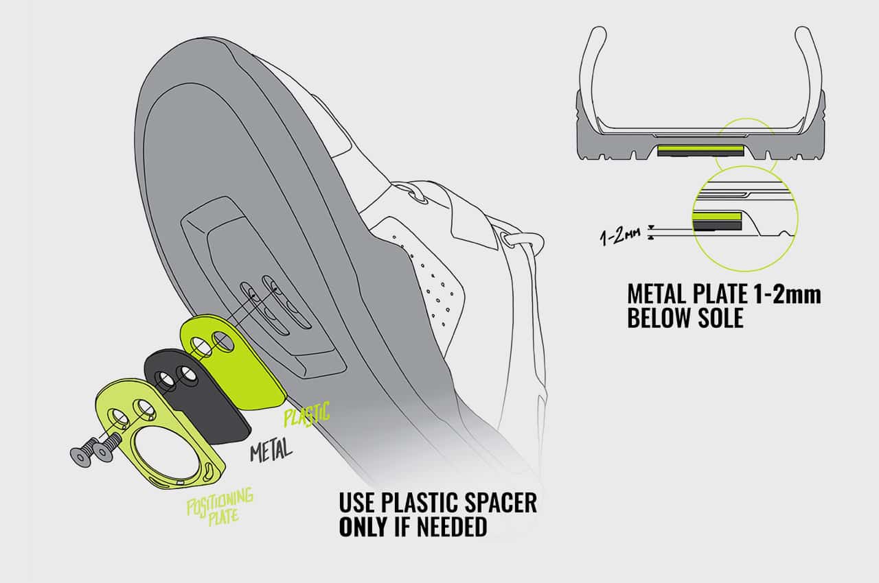 Bicycle Pedals Pedale magnetice MAGPED Ultra2 200N - Light Grey