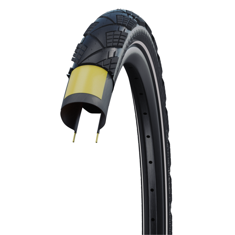 Schwalbe Cauciuc SCHWALBE Marathon Efficency - 28x2.00 (50-622) HS617 B/B-SK+RT, Addix Race - Pliabil