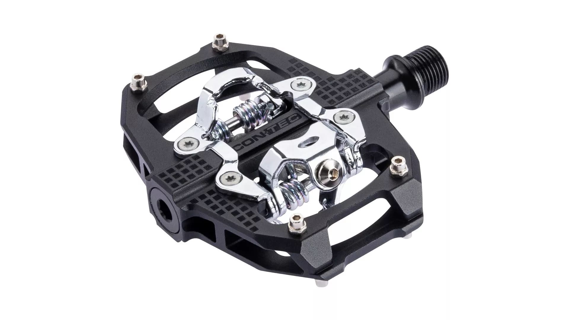 Bicycle Pedals Pedale automate CONTEC SPD System Pedal Talon - Black/Silver