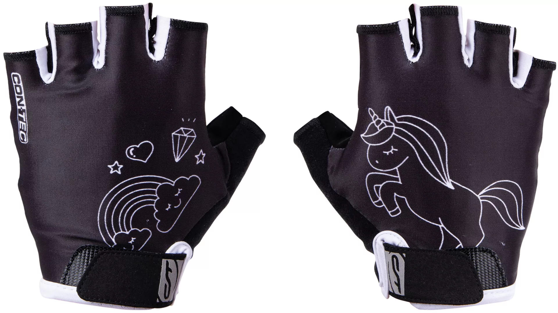 Contec Manusi copii CONTEC Unicorn SF - Black/White