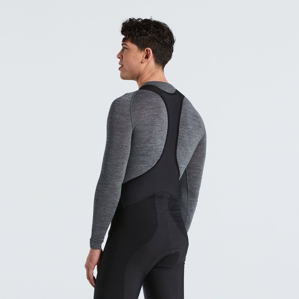 Bicycle Jerseys Bluza SPECIALIZED Men's Merino Seamless LS Base Layer - Grey