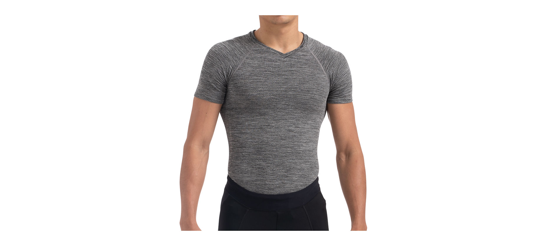 Specialized Tricou SPECIALIZED Men's Seamless Base Layer SS - Heather Grey