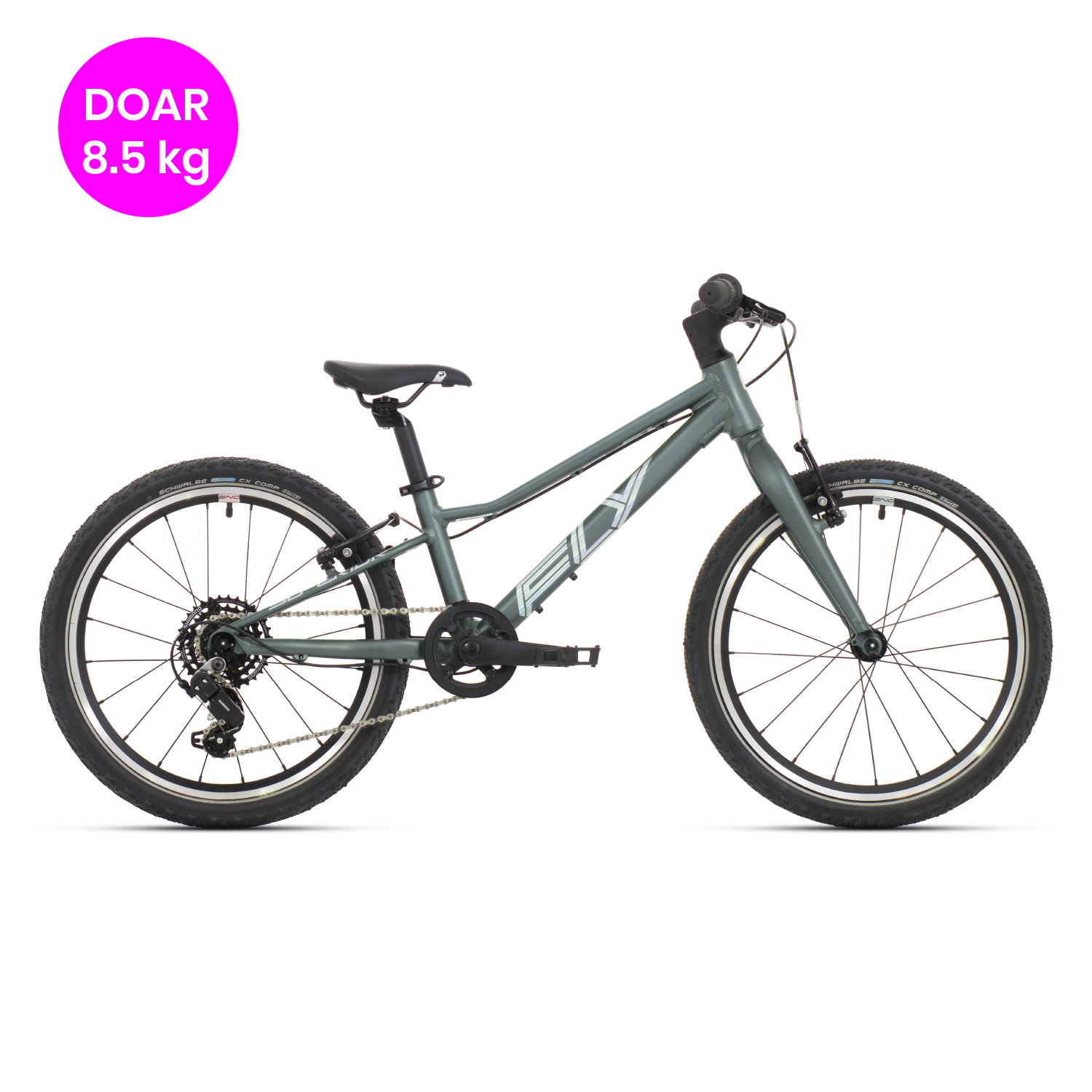 Superior Bicicleta Superior FLY 20 VB Matte Trooper Green/Hologram Chrome