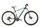 Bicicleta MTB Sprint Maverick 27.5 Negru Mat/Cyan/Verde Neon 440mm