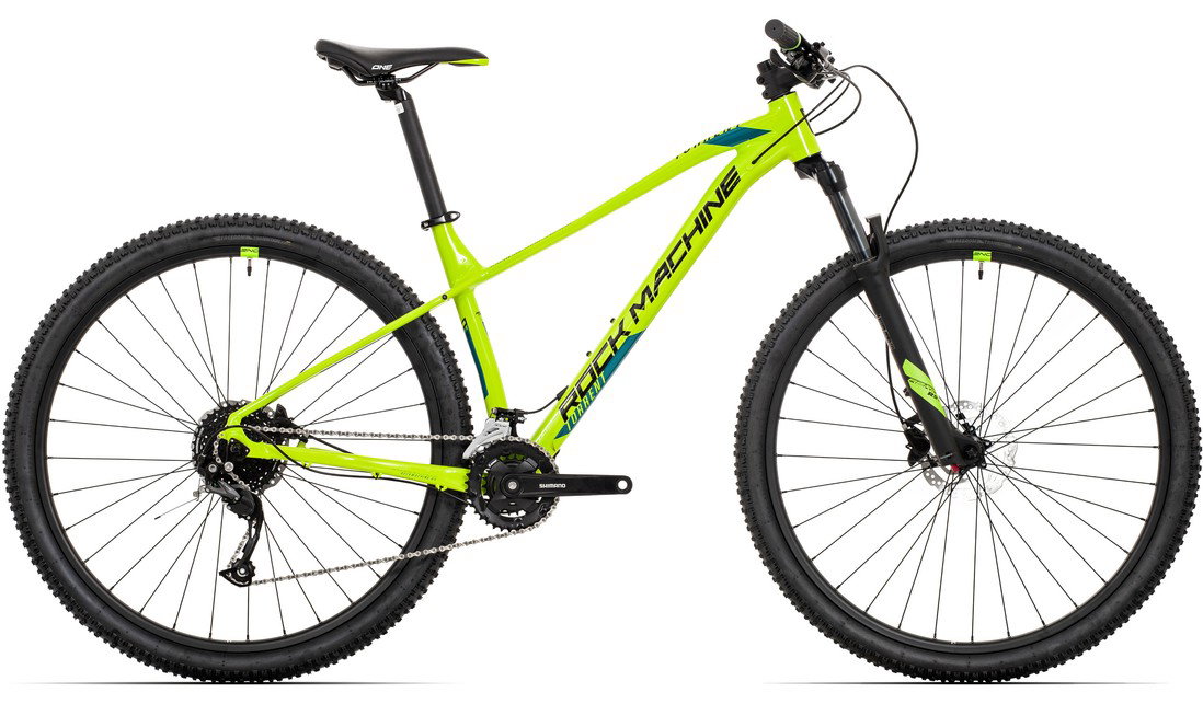 Rock Machine Bicicleta Rock Machine Torrent 20-29 29 Gloss Radioactive Yellow/Black/Petrol