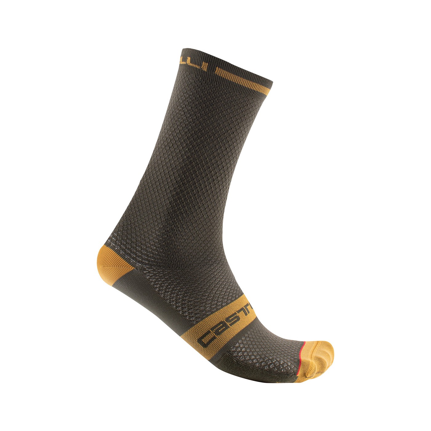 sosete vanatoare Sosete Castelli Superleggera T18 Verde Inchis XXL 44-47