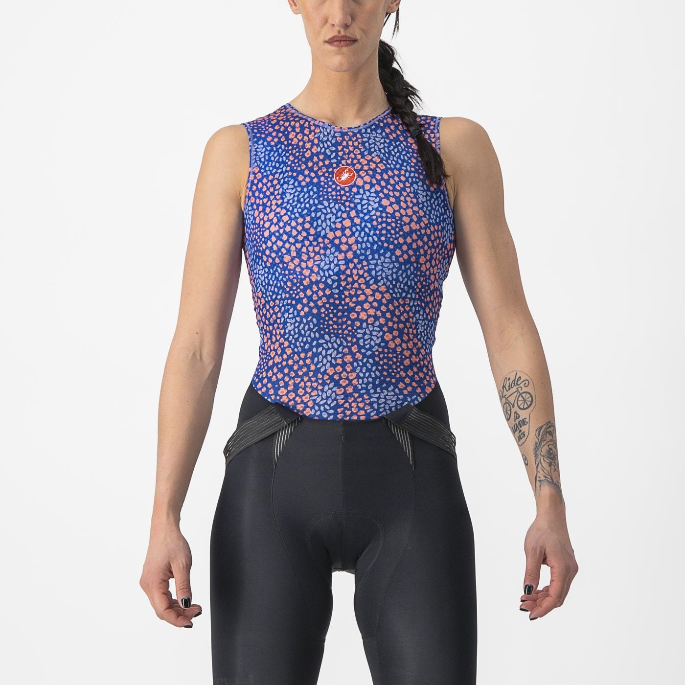 Bicycle Activewear Bluza de corp fara maneci Castelli Pro Mesh 4 W SL de dama Violet