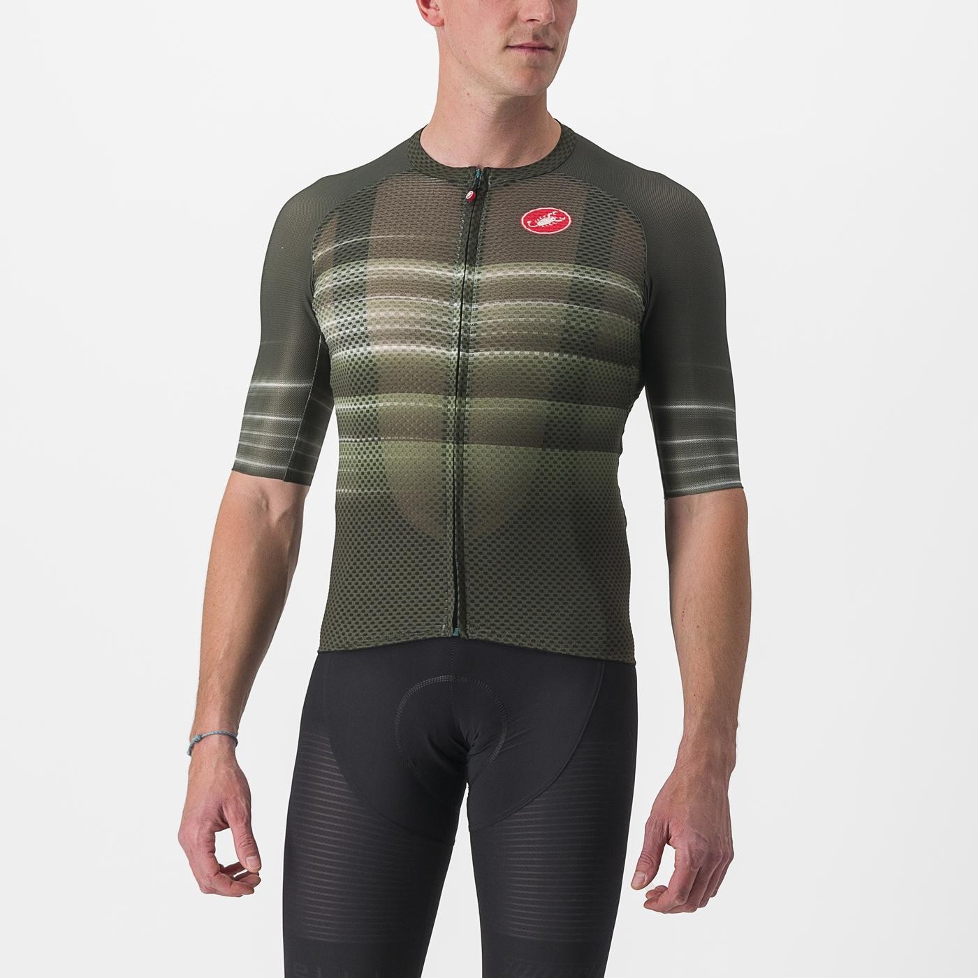 Bicycle Jerseys Tricou cu maneca scurta Castelli Climbers 3.0 SL2 Kaki