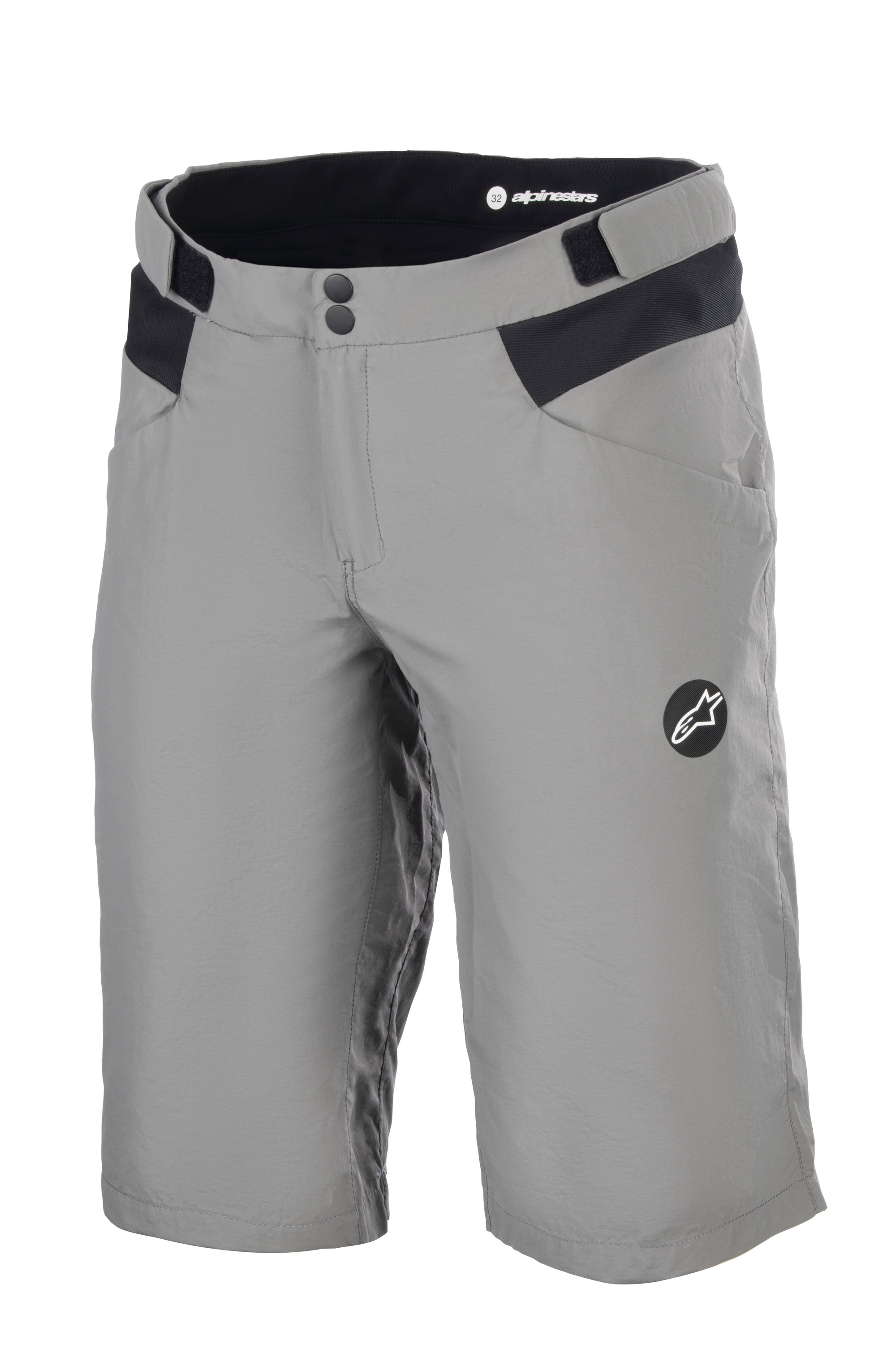 Bicycle Bibs Pantaloni Scurti Alpinestars Drop 4.0 V2 Pewter Gray 34