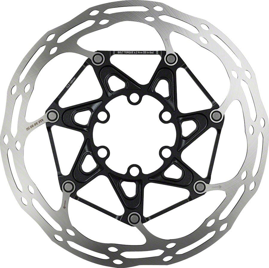 Bicycle Brake Parts Disc Frana Sram Centerline Rounded 2-Piece 160mm Black