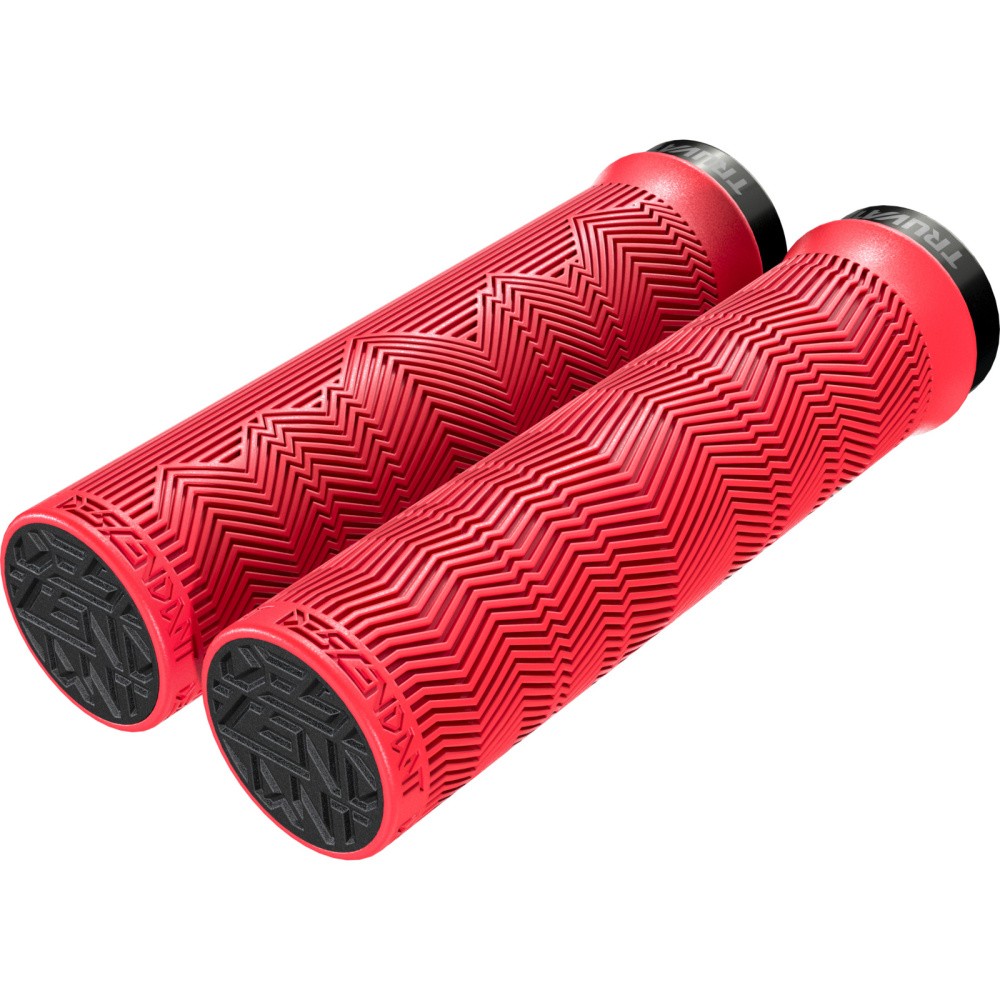 Bicycle Handlebar Grips & Decor Mansoane Truvativ Locking Grips Descendant Red