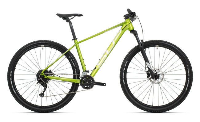 Bicicleta Superior XC 859 29 Matte Lime Metallic/Chrome Silver 18.0 - (M)