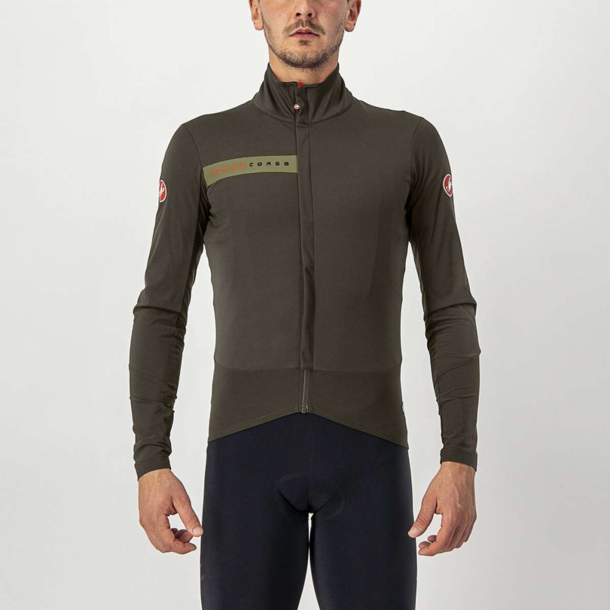Bicycle Activewear Jacheta Castelli Beta RoS Military Green/ GreenTea XXL